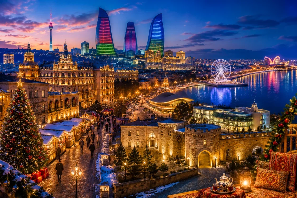 Yılbaşı Özel Dolu Dolu Azerbaycan Turu Bakü Rotası